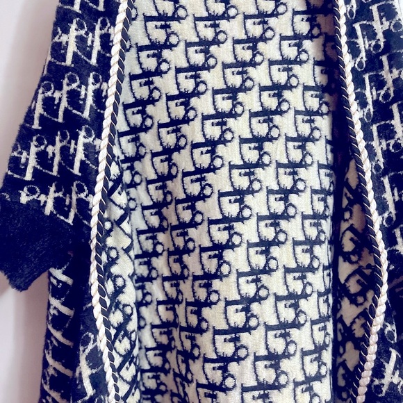 NWT CHRISTIAN DIOR Cape Long Coat Poncho ONE SIZE Women - Picture 11 of 13